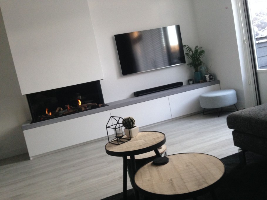 Биокамин в интерьере Минимализм