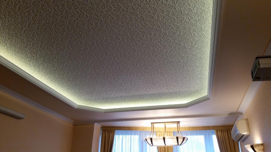 Тканевые бесшовные потолки