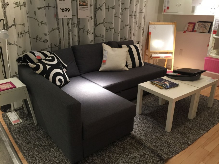 Диван икеа ФРИХЕТЭН серый