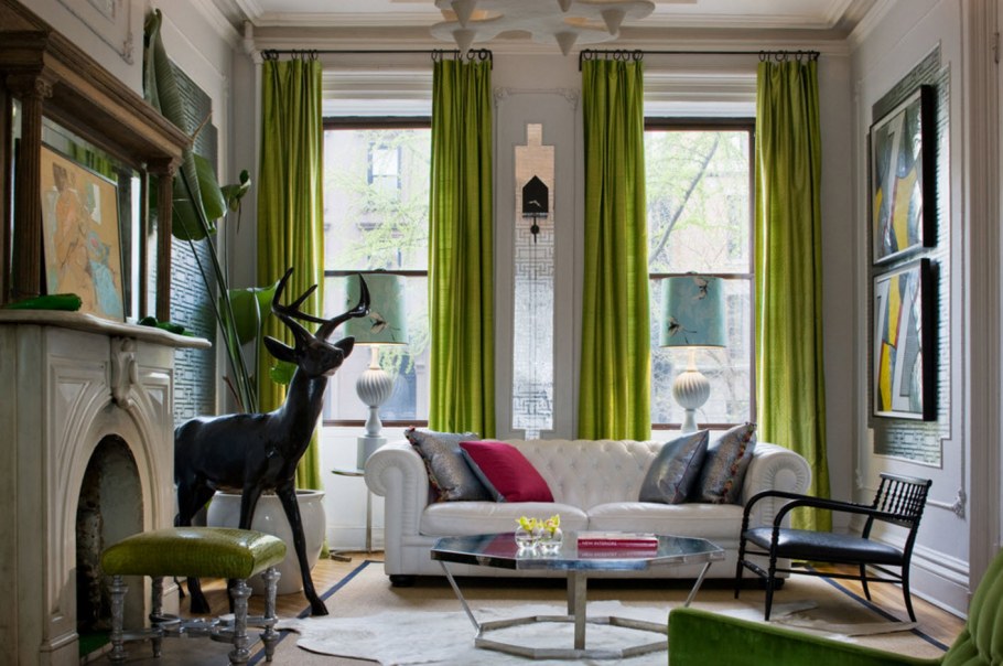 Гостиная Эклектика зеленый