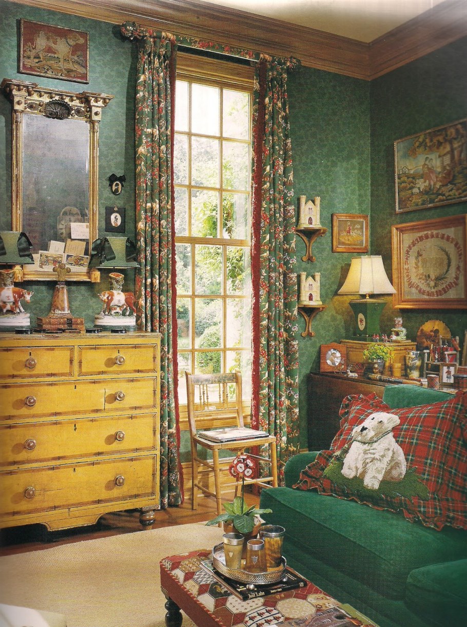 Интерьер кабинета в английском стиле