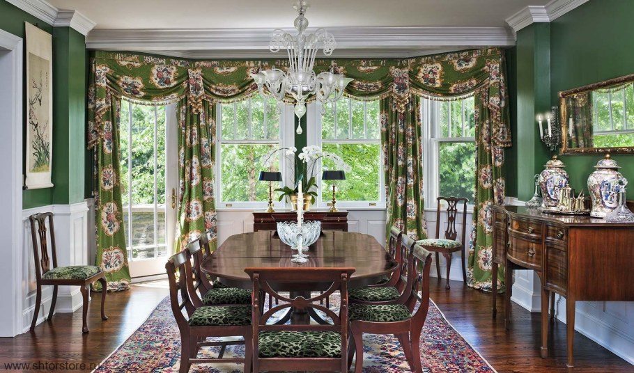 Шторы в стиле Ампир