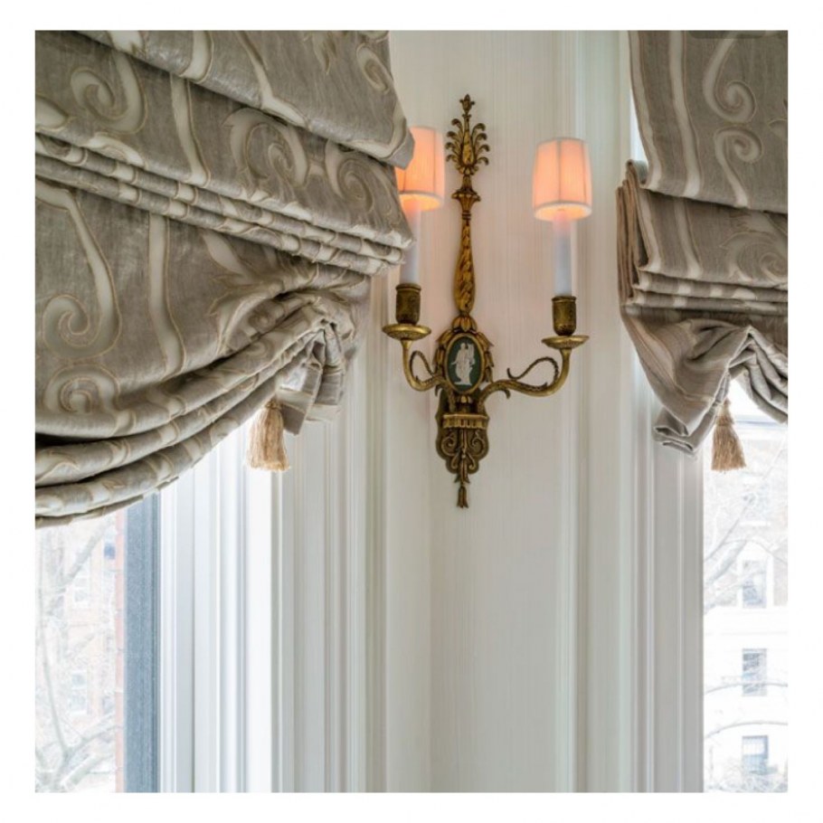 Римские шторы светлые