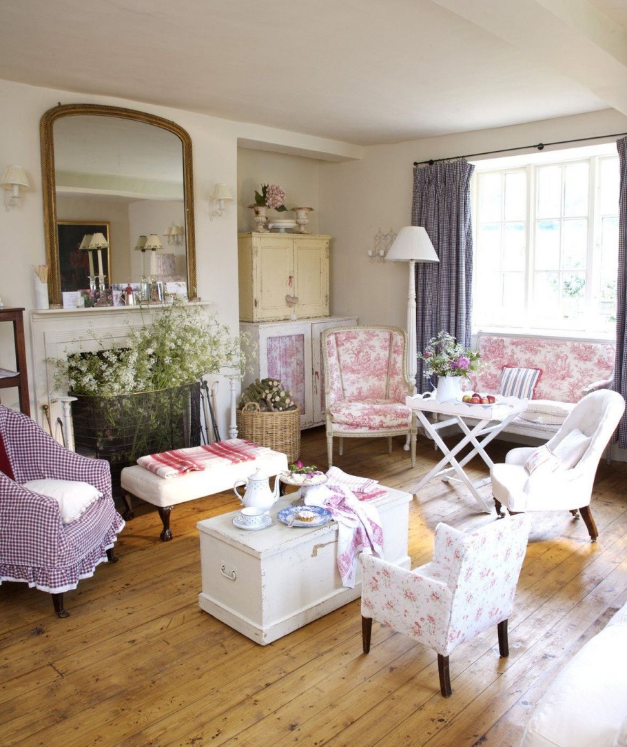 Гостиная в стиле Прованс