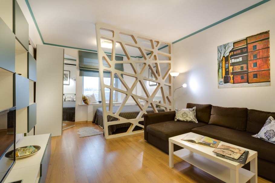 Зонирование пространства в гостиной