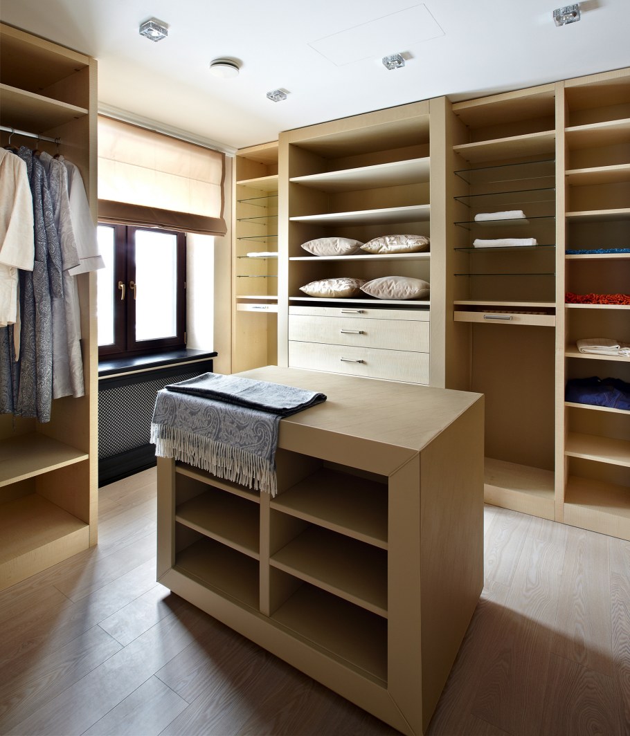 Интерьер гардеробной