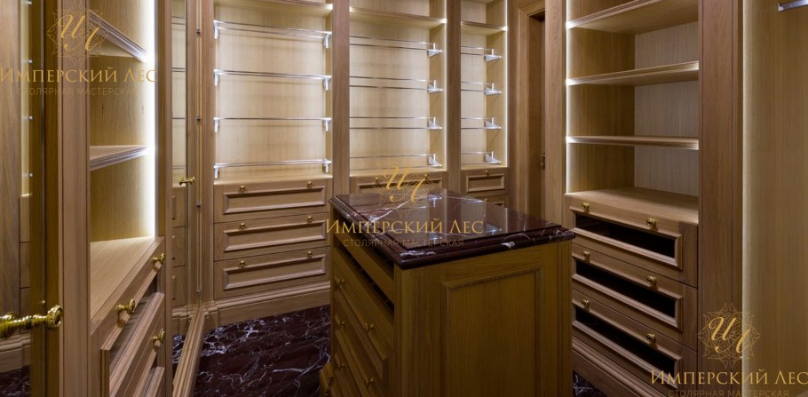 Мебель для гардеробных комнат