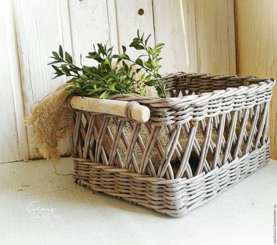 Корзинки плетеные для хранения