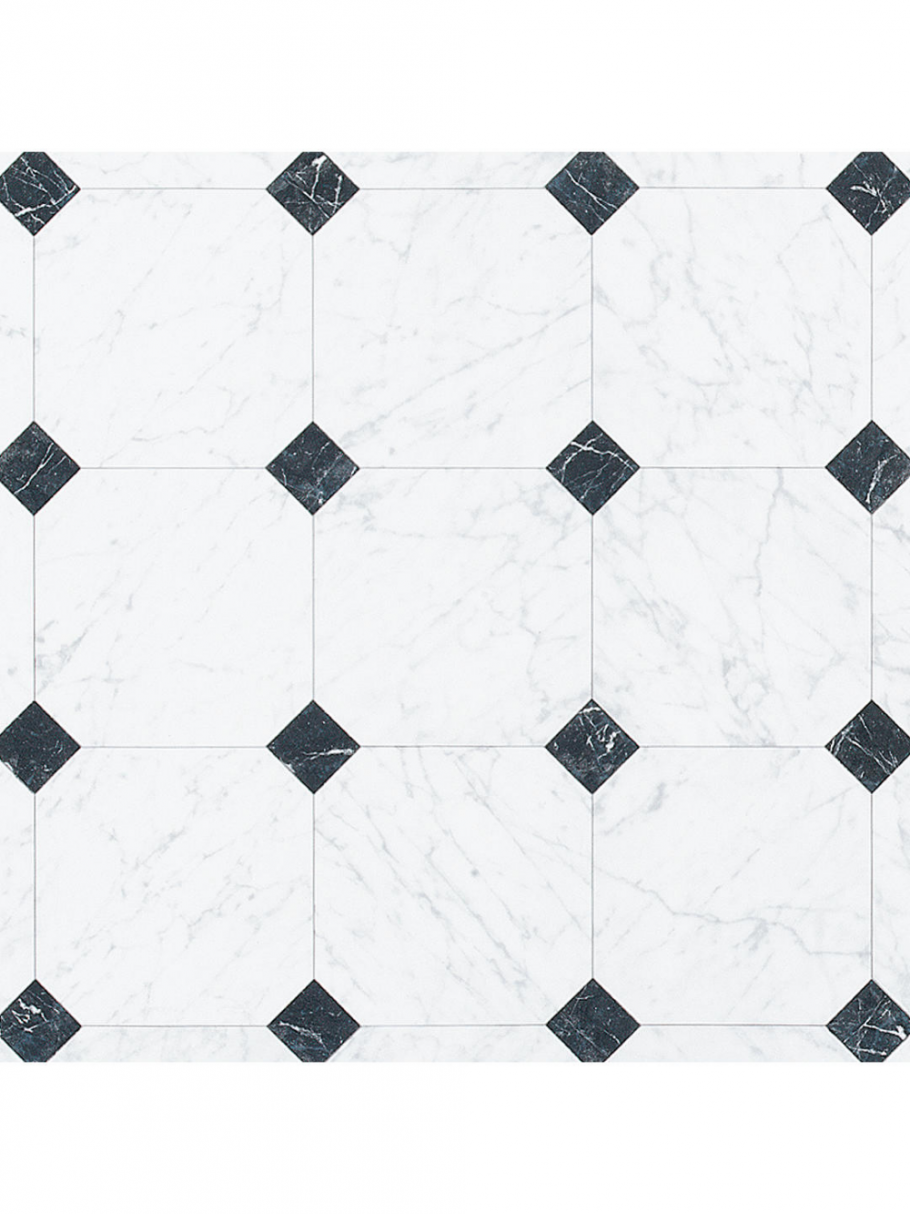 Линолеум белый с черным