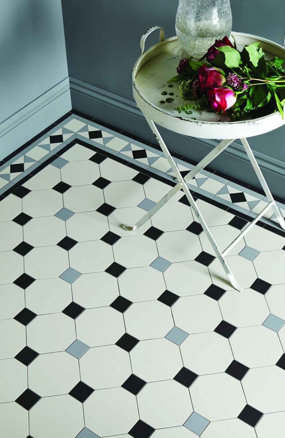 7131v плитка восьмиугольная Dover White Octagon 15,1x15,1