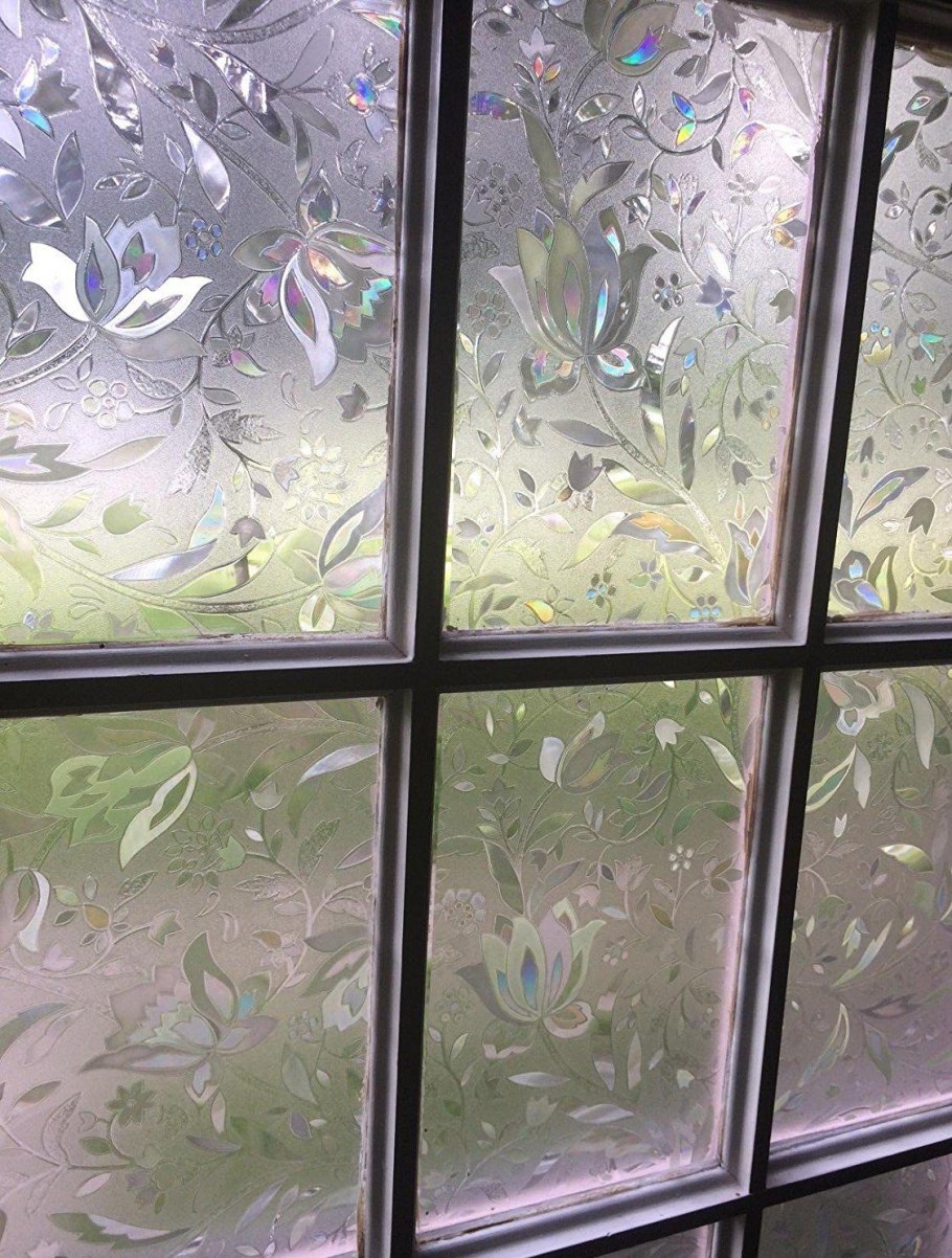 Плёнка на окна декоративная