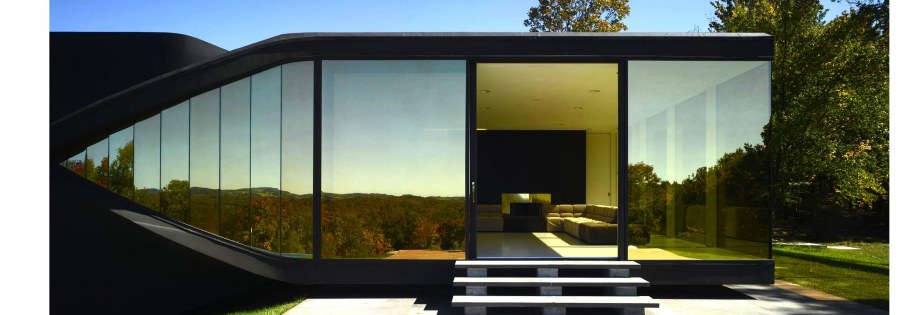 Тонированные панорамные окна