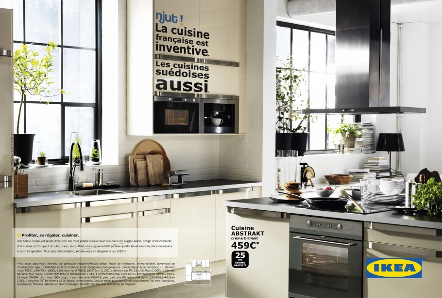 Сканди кухня без верхних шкафов