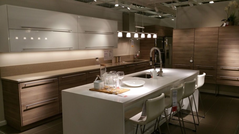 Кухни икеа Воксторп 3 метра