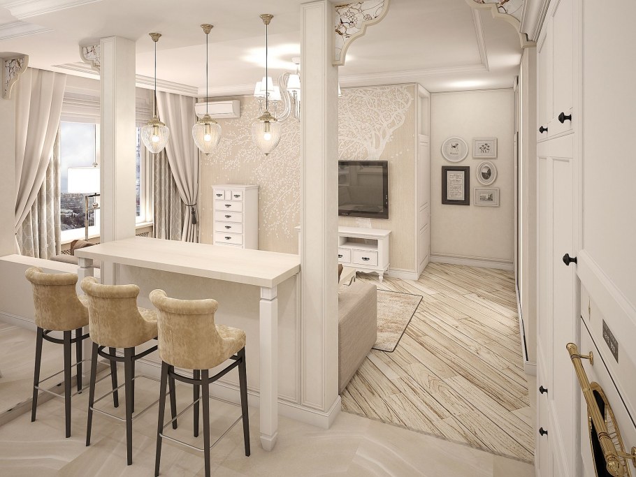 Необычные интерьеры квартиры 30 м кв для сдачи в аренду