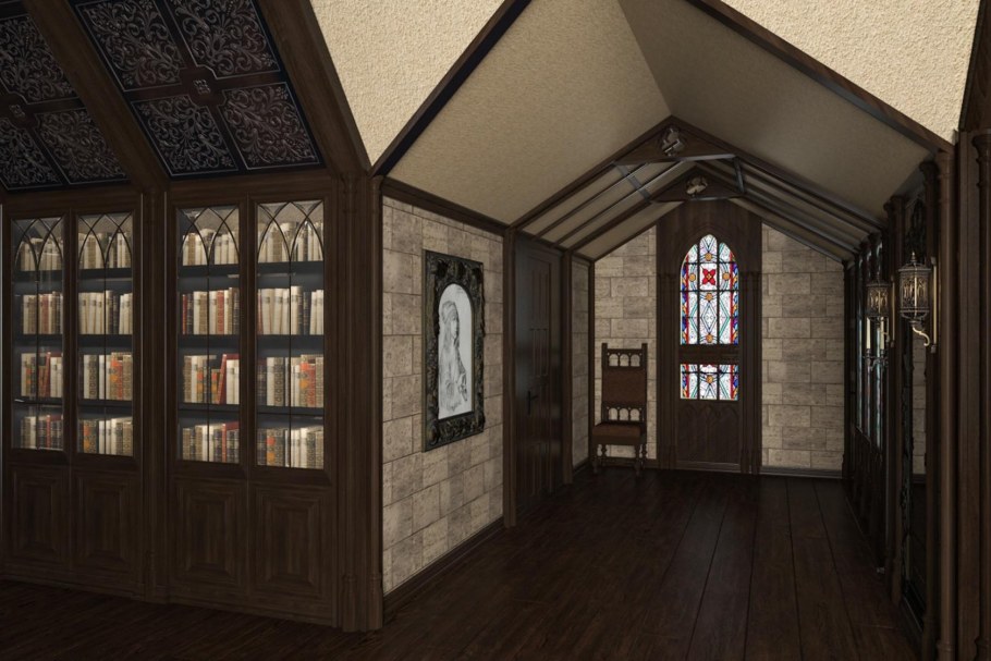 Отделка домов в готическом стиле