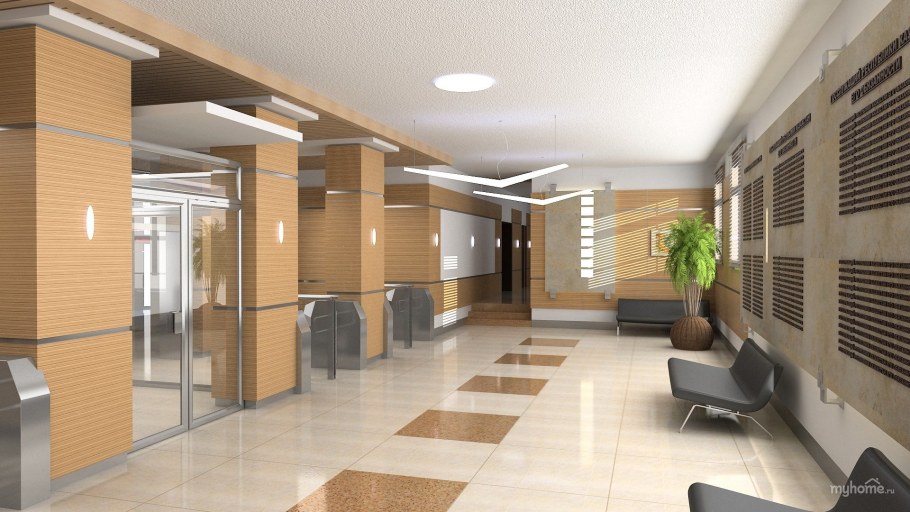 Интерьер общественного помещения