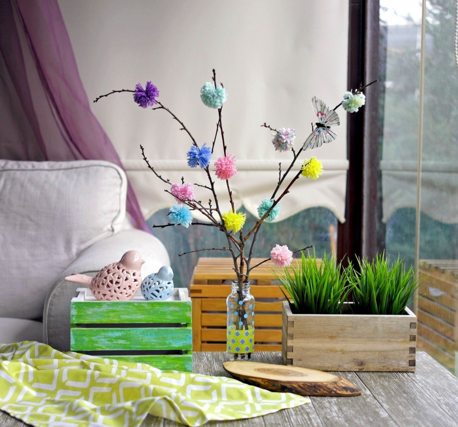 Весенний декор интерьера