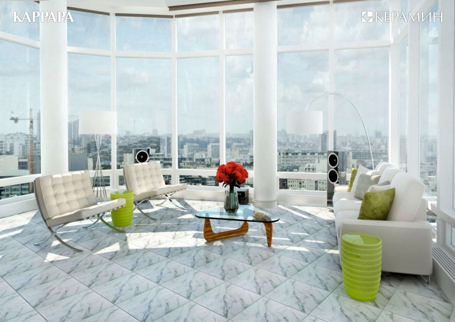 Раскладка мраморной плитки