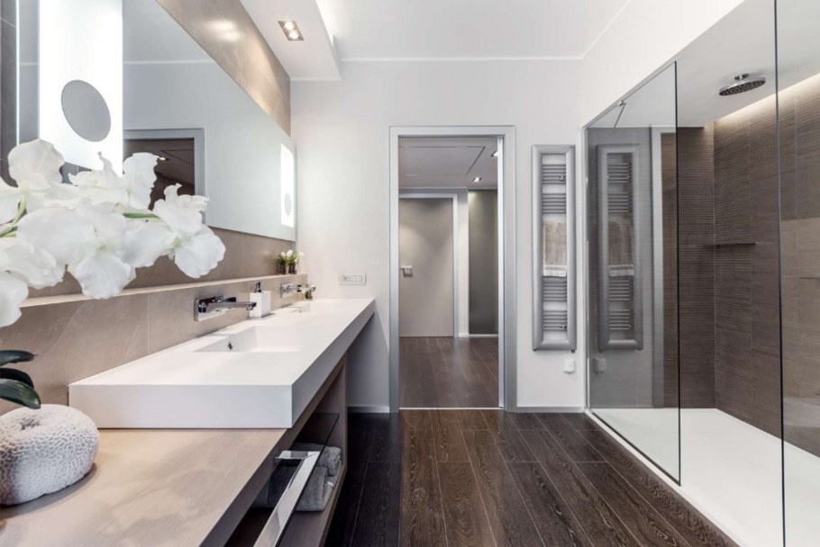 Душевая в стиле Контемпорари