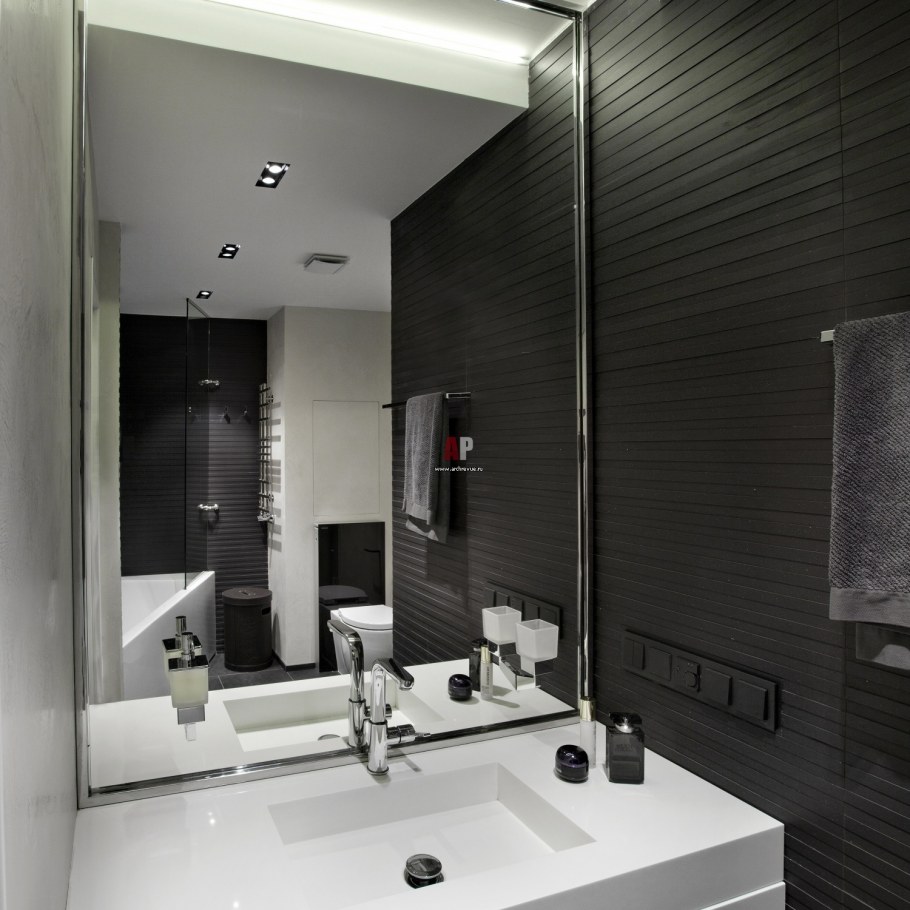 Интерьер мужской ванной
