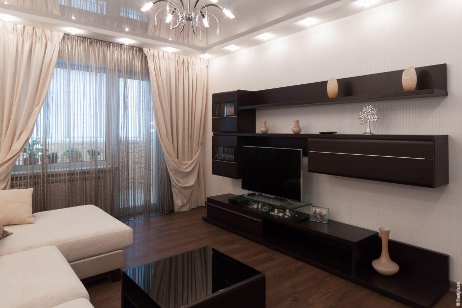 Интерьер гостиной 4х6
