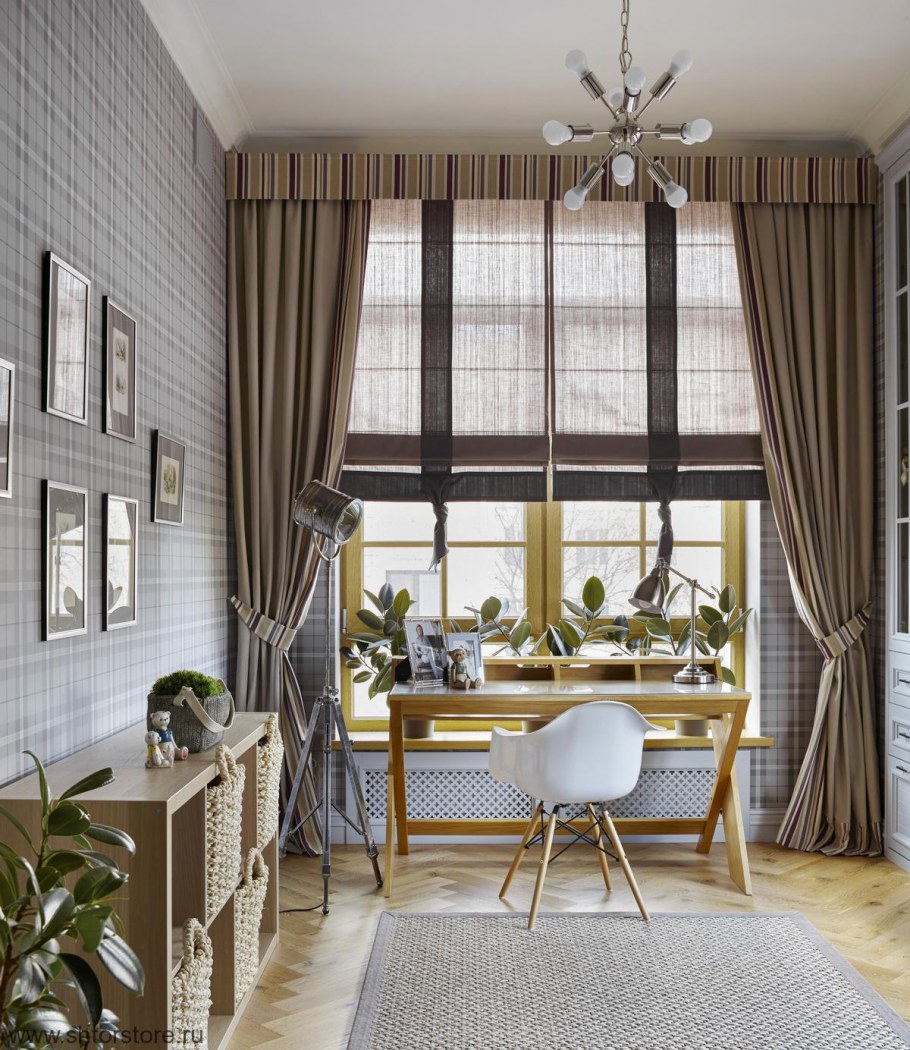 Римские шторы в интерьере