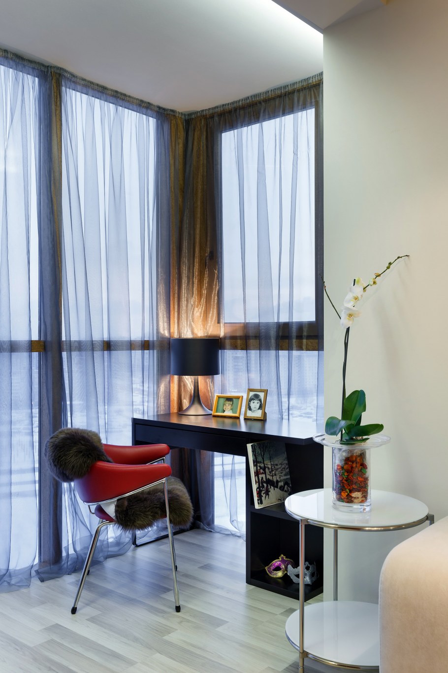 Панорамное остекление шторы