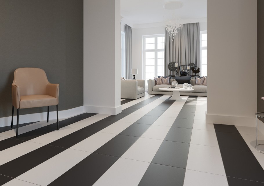 Белая плитка на пол