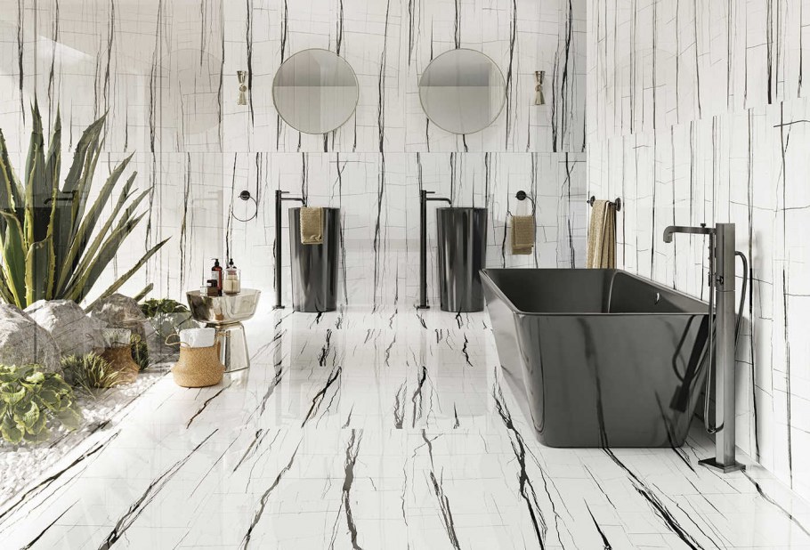 Керамогранит Decovita Sahara Noir White Full Lappato 60x120