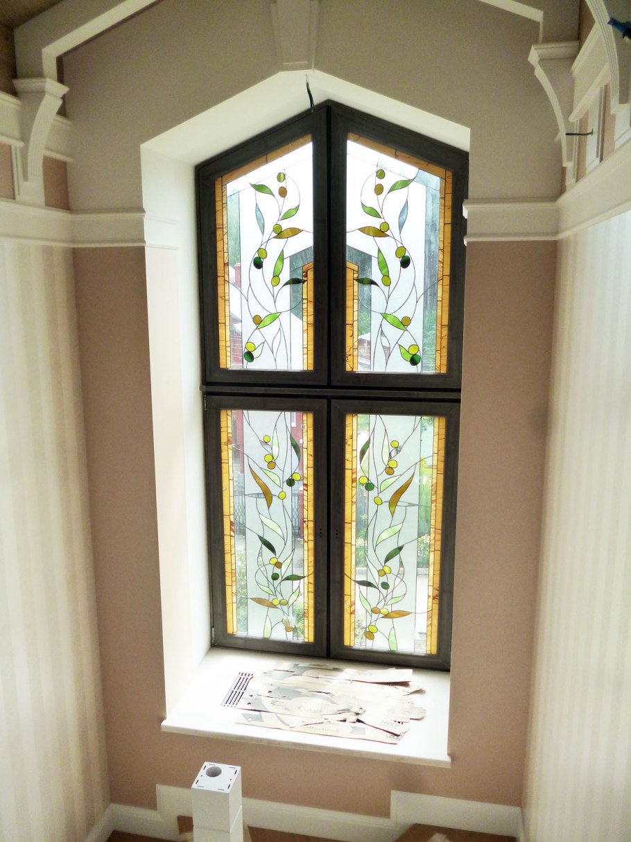 Жак Грюбер (Нидерланды) витраж Ле - роз 1906г.