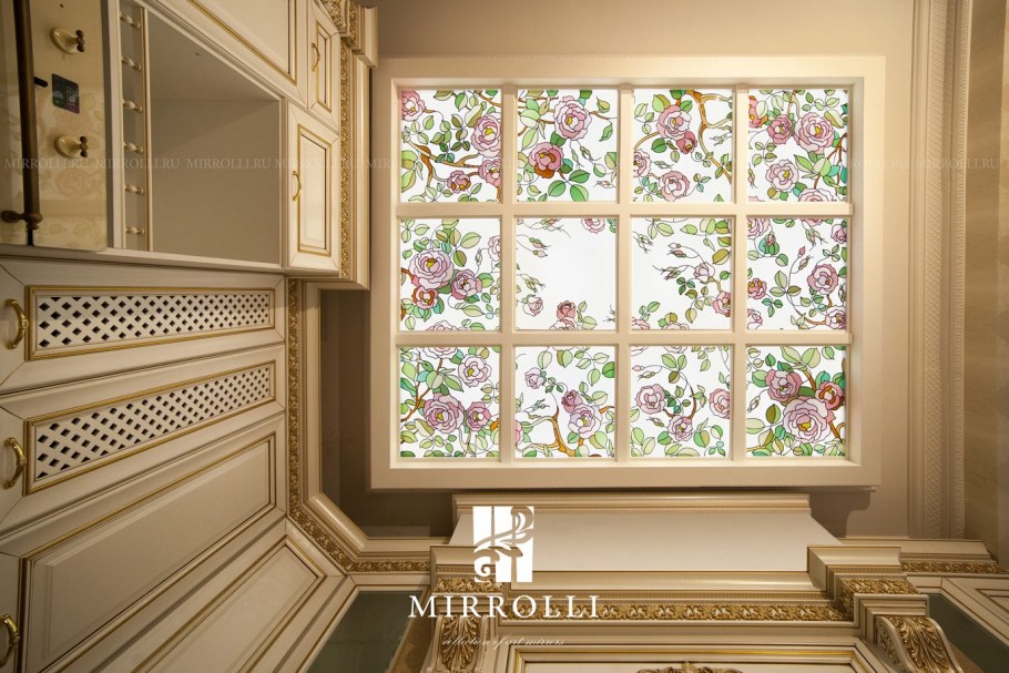 Витражи Тиффани перегородки