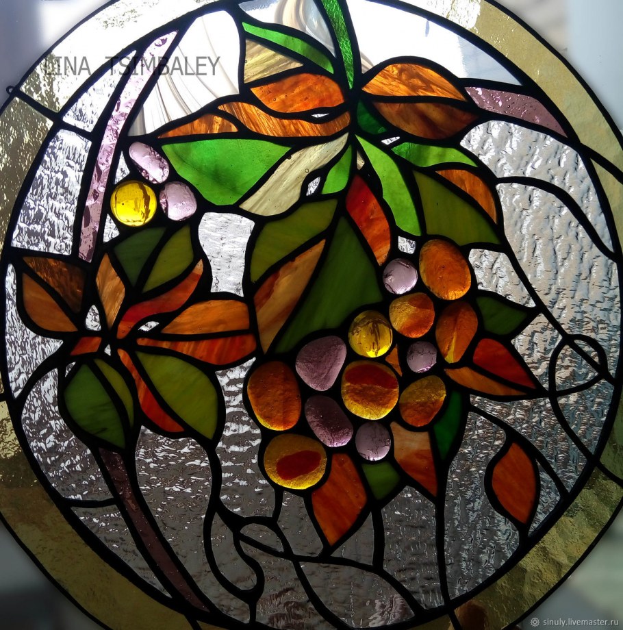 Псевдовитраж пленочный витраж