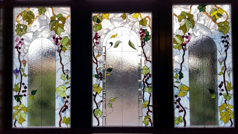 Арочный витраж Тиффани