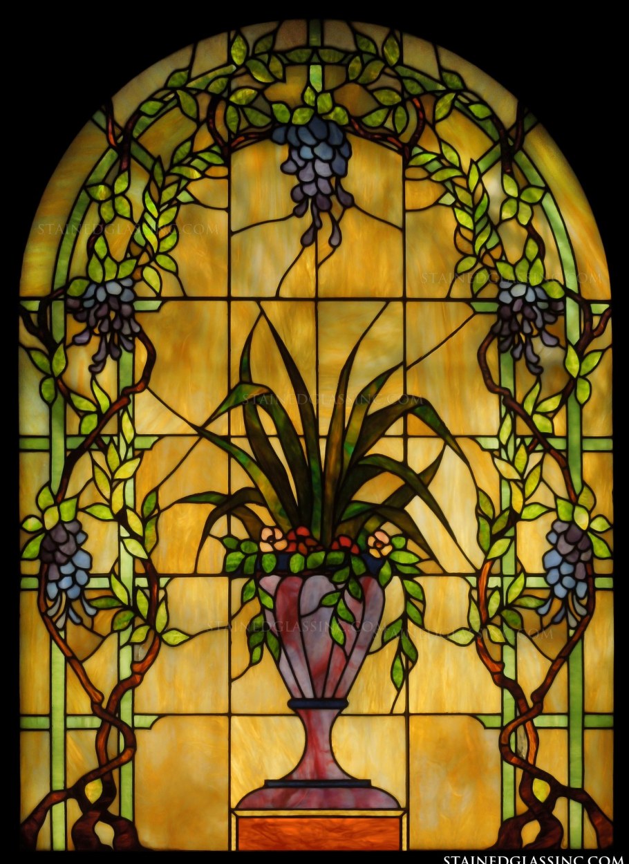 Витражное окно новогодний интерьер