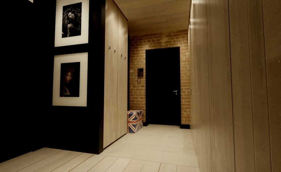 Потолочный плинтус в стиле лофт