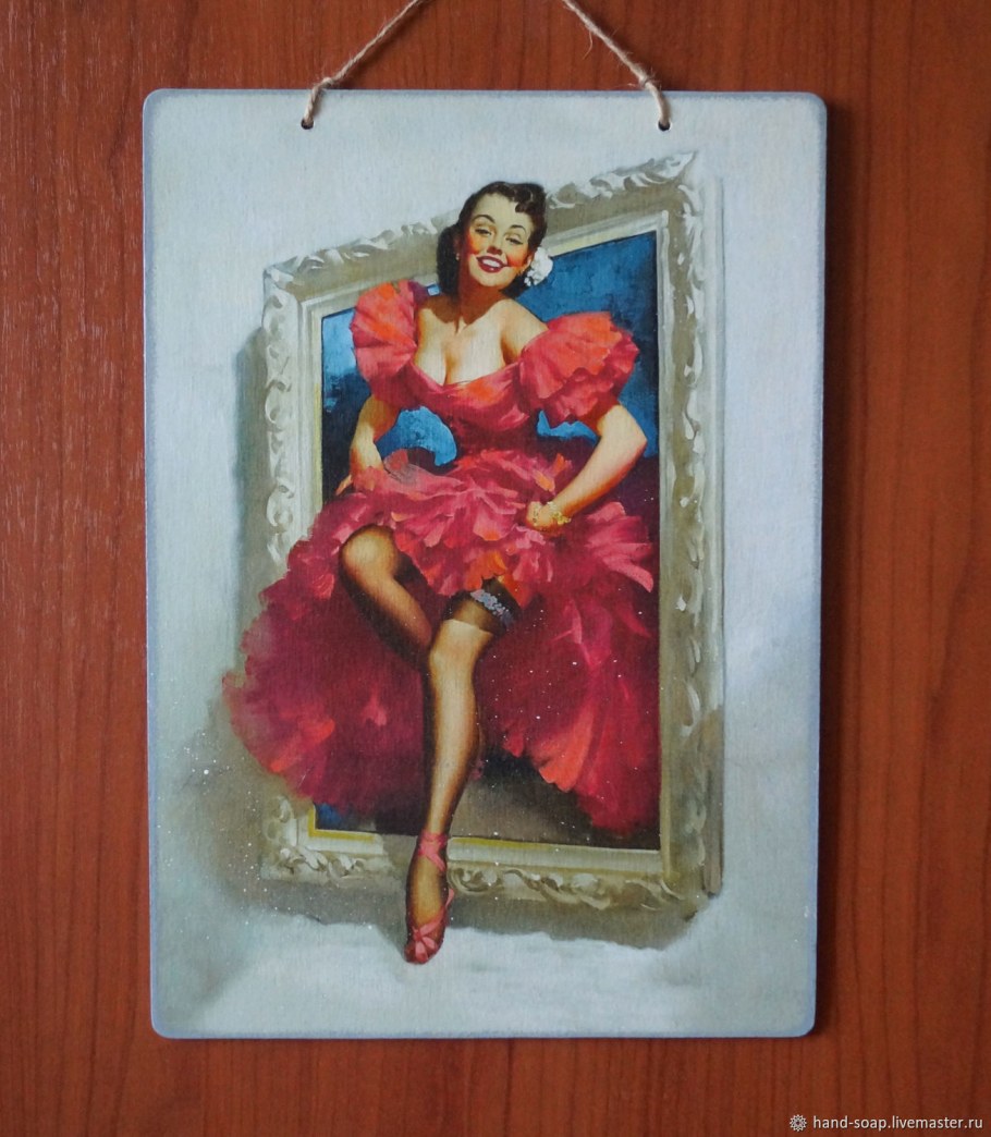 Панно в стиле ретро