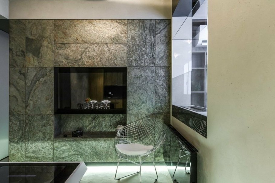 Каменный шпон 9005 Cuban Sand супергибкий