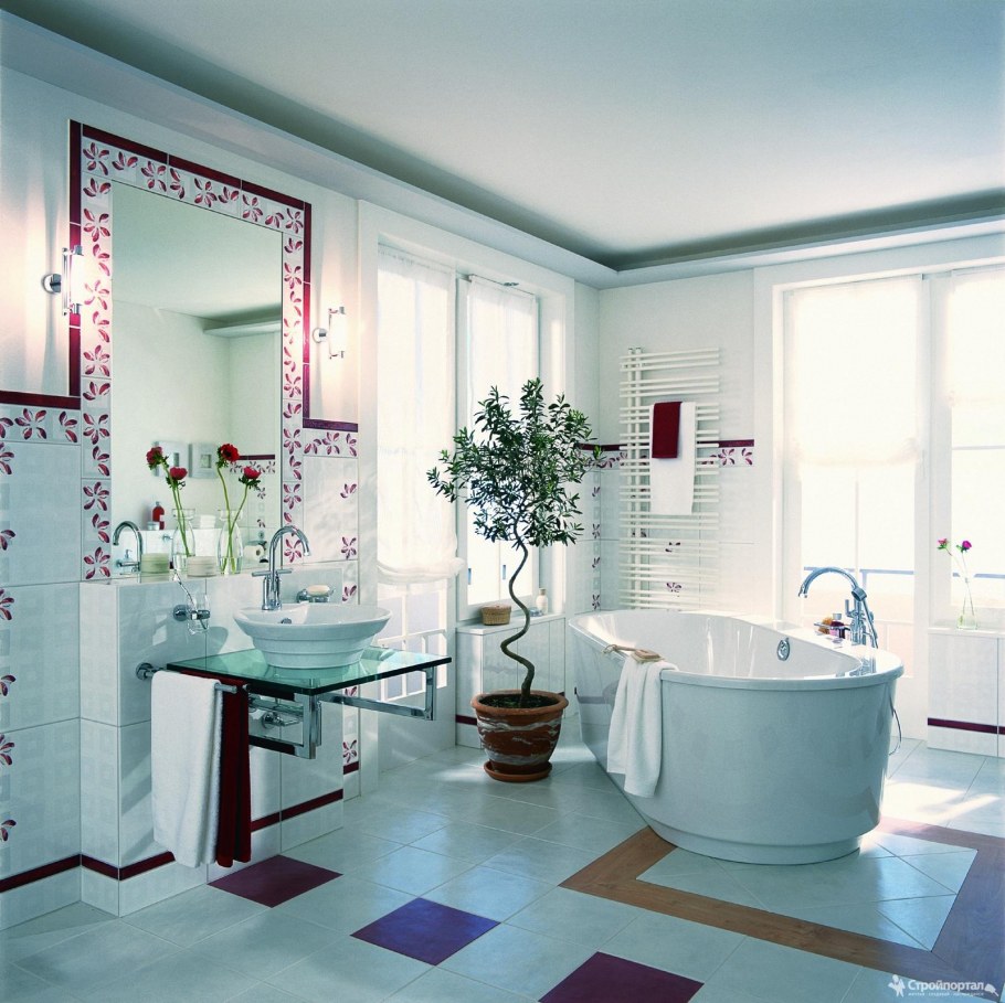 Декор ванной комнаты