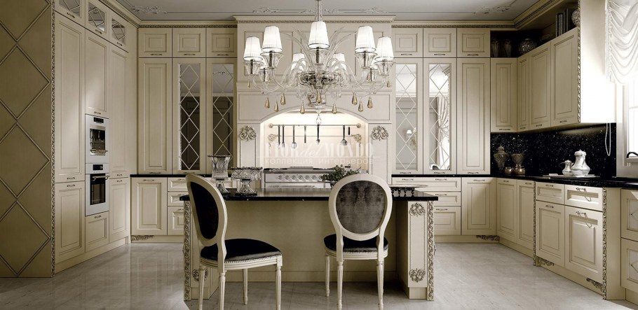 Дорогая итальянская кухня в стиле арт деко