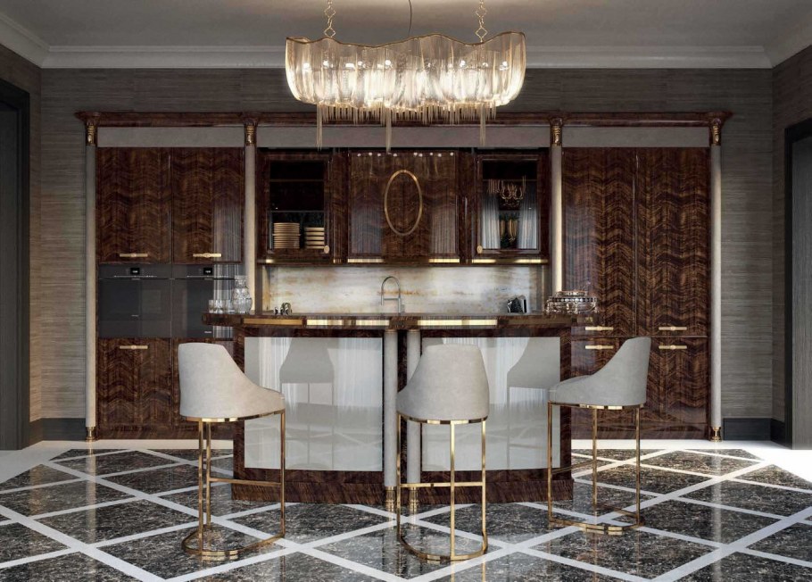 Кухня Италия стиль ар деко