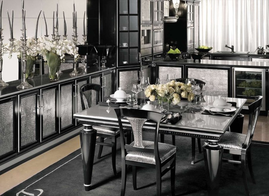 Ар деко интерьер кухня