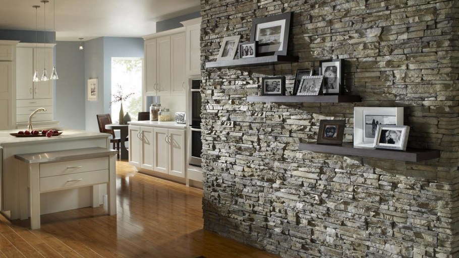 Декоративный камень в интерьере