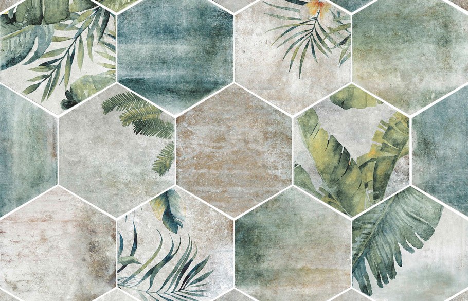 Керамогранит Colorker Amazonia hexag Tropic Emerald 220973