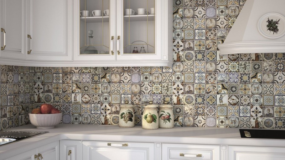 Kitchen Tile Design Fruit