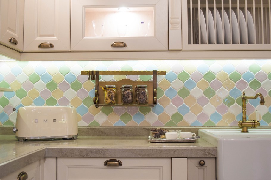 Фартук для кухни в стиле Сканди