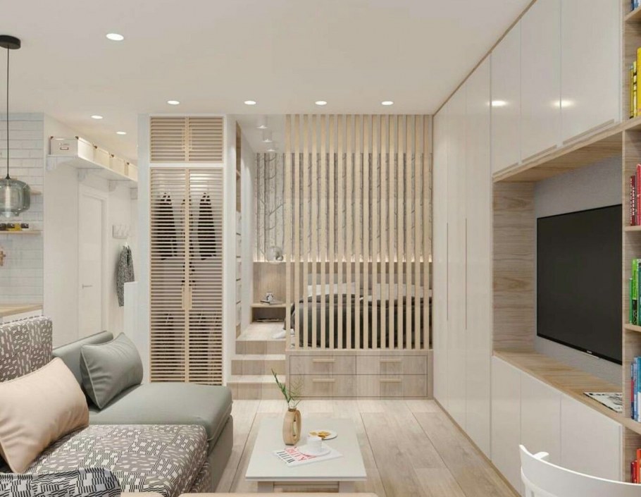 Современный интерьер однушки