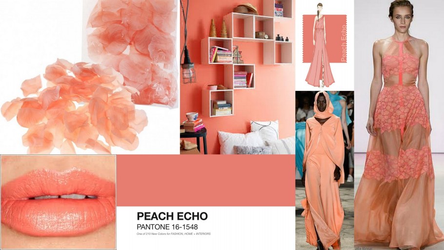 Сочетание цветов в интерьере персиковый