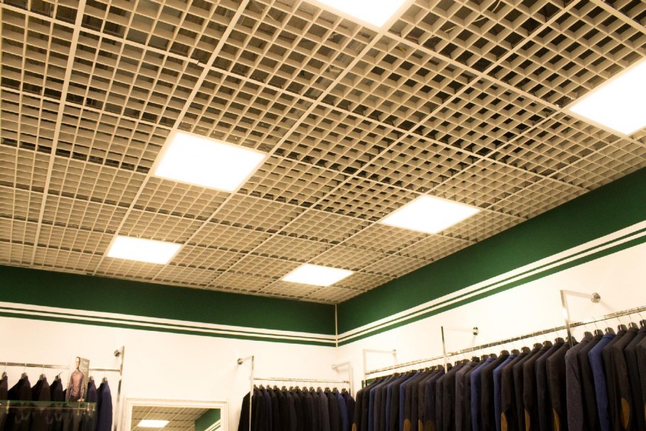 Промышленный потолок Грильято