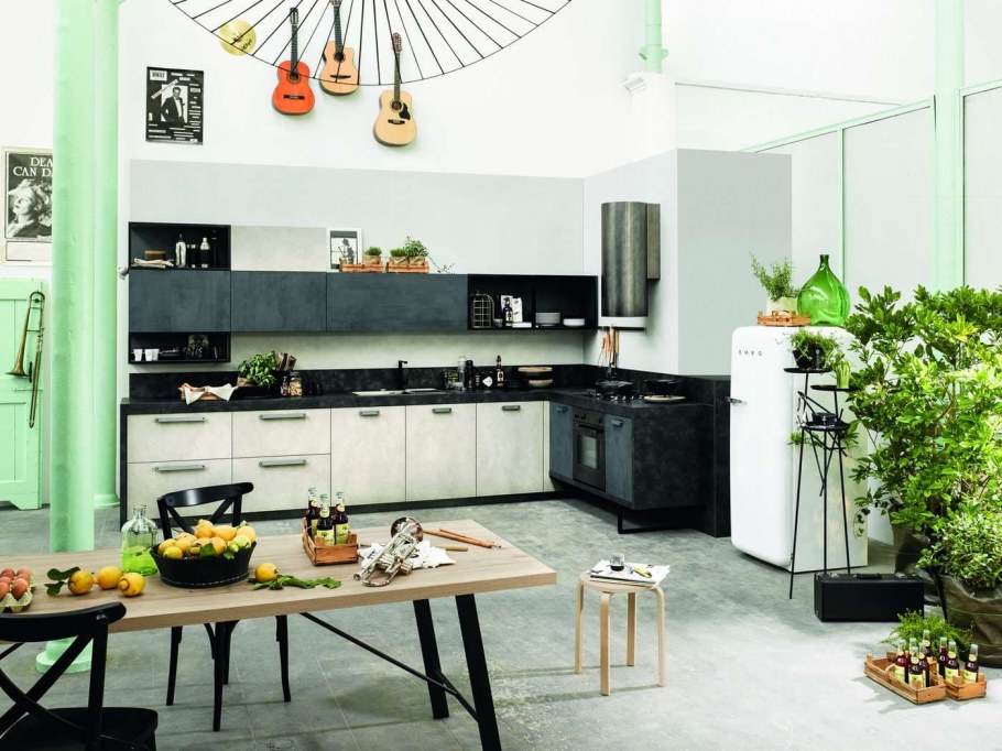 Кухня Модерн бежевая